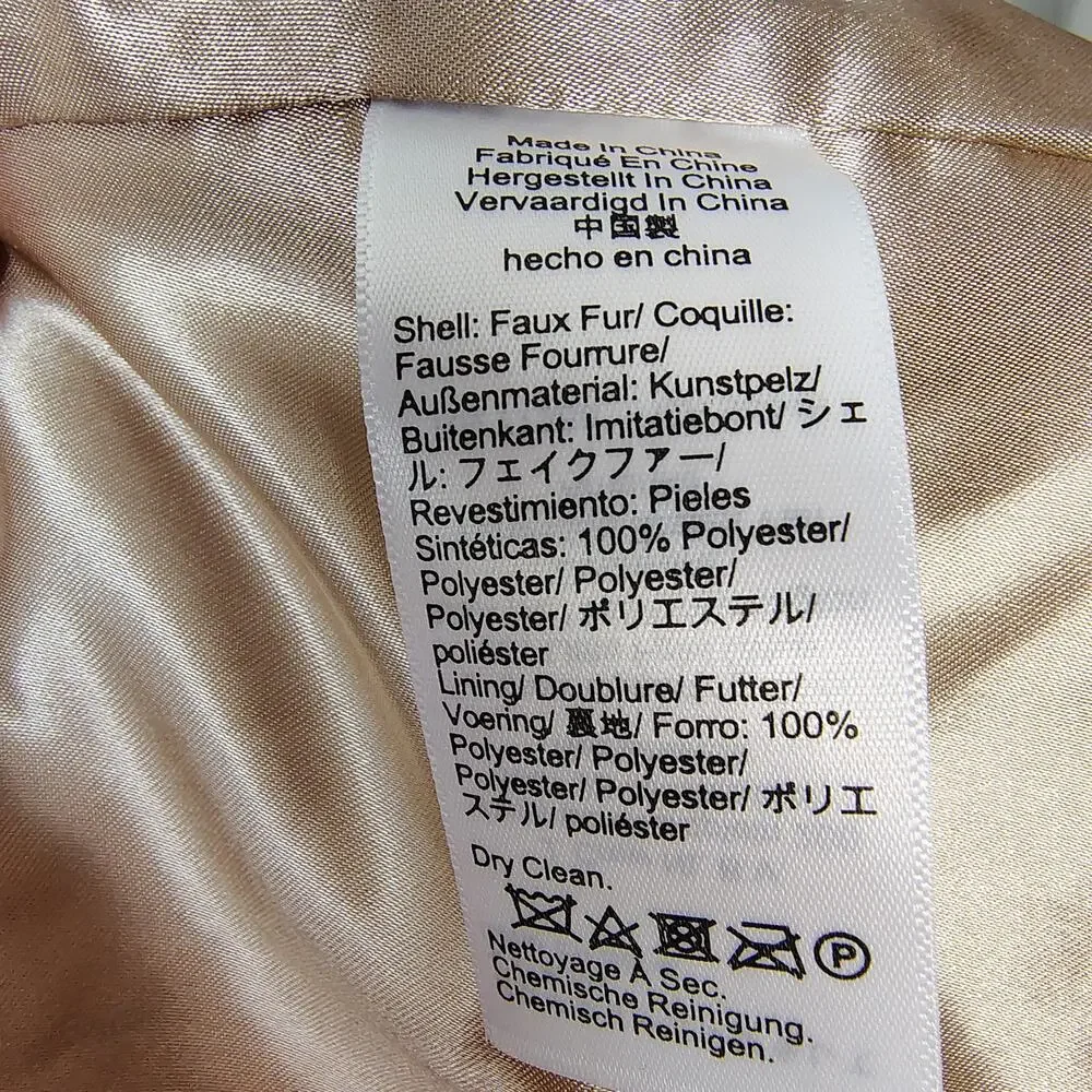 J.Crew Faux Fur Lady Jacket Cream Ivory Cropped Coat Size XS